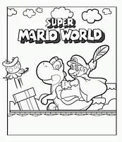 coloriage super mario world